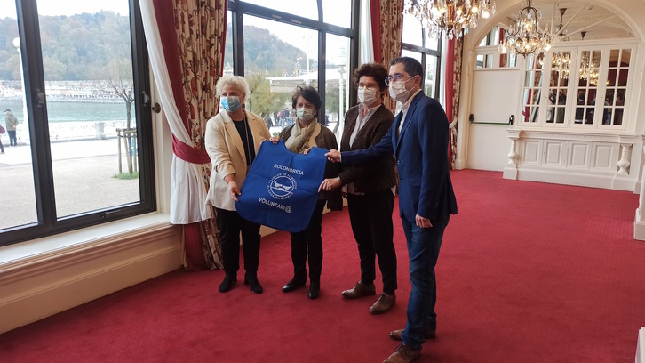 Presentación de la Gran Recogida 2021 del Banco de Alimentos de Gipuzkoa. (EUROPA PRESS)