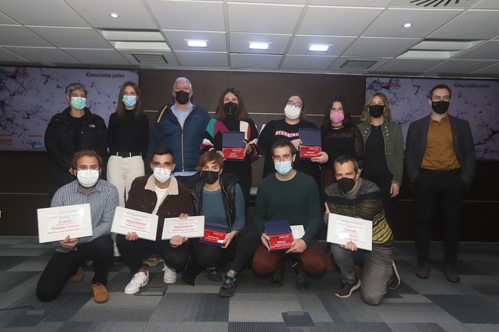 Imagen de los premiados en los Premios Tokikom 2021. (TOKIKOM)