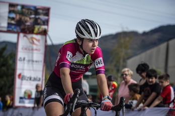 Paula Suárez no ha tenido rival en la prueba femenina. (Aritz LOIOLA/FOKU)