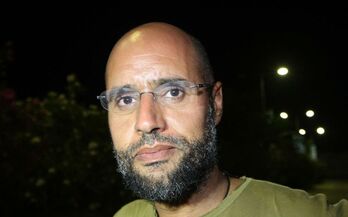 Saif alIslam, 2011ko abuztuan. (Imed LAMLOUM/AFP)