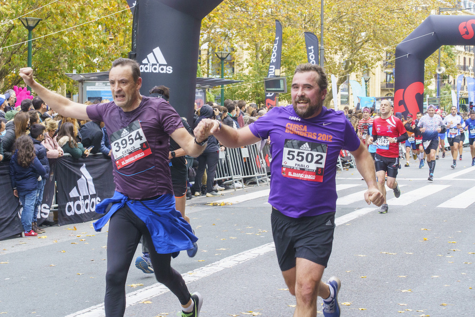 Helmugara iristea izan da guztien helburua. (Gorka RUBIO/FOKU)