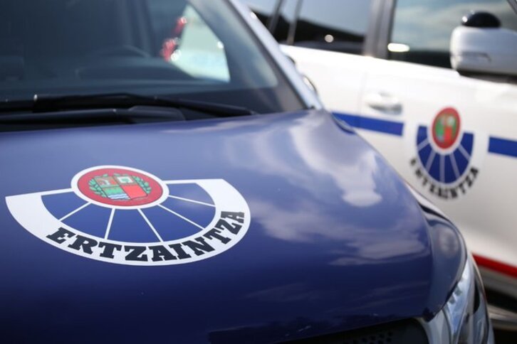 La Ertzaintza está inspeccionando la zona de Usurbil en la que fue hallado un cadáver. (@ErtzaintzaEJGV)