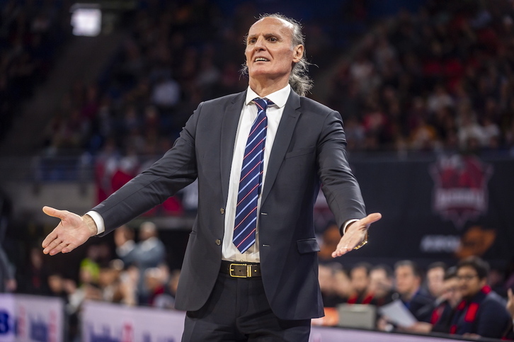 Dusko Ivanovic no seguirá siendo entrenador del Baskonia. (Jaizki FONTANEDA / FOKU)