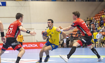 Bidasoa quiere repetir ante el Toulouse el triunfo que ya logró frente al Pfadi suizo. (Gorka RUBIO/FOKU)