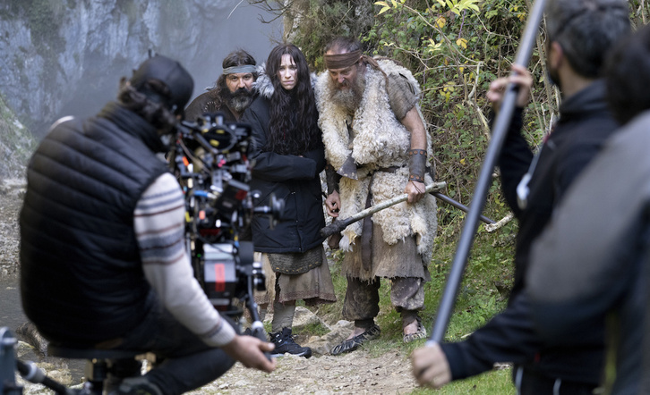 Rodaje de ‘Irati’, de Paul Urkijo. (Raul BOGAJO | FOKU)