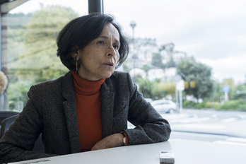 Luz Marina Monzón, directora directora de la Unidad de Búsqueda de Personas dadas por Desaparecidas (UBPD). (Gorka RUBIO/FOKU)