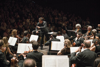 Euskadiko Orkestra, durante un recital. (EUSKADIKO ORKESTRA)