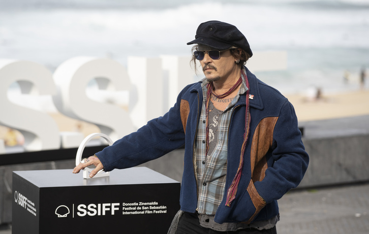 Zinemaldia no fue ajeno a esta polémica tras ser anunciado Johnny Depp como Premio Donostia. (Jagoba MANTEROLA/FOKU)