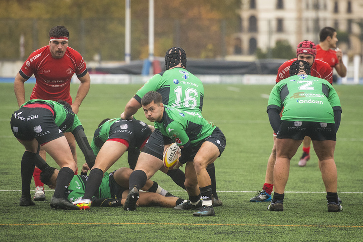 Gernika sigue sin ganar, en su regreso a la División de Honor. (Gorka RUBIO / FOKU)