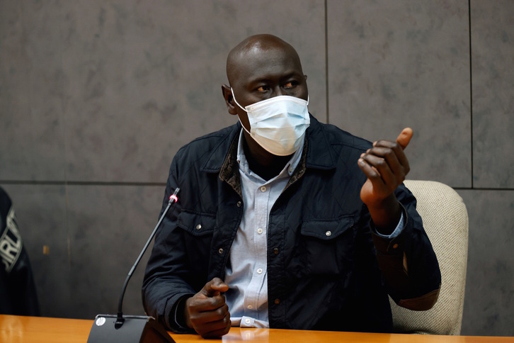 Bara N., condenado por matar a Maguette Mbeugou. (Luis TEJIDO/EFE/POOL)