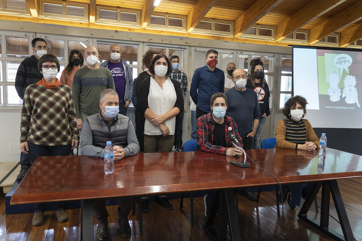 Presentación de la iniciativa Arnas Dezagun. (Monika DEL VALLE/FOKU)