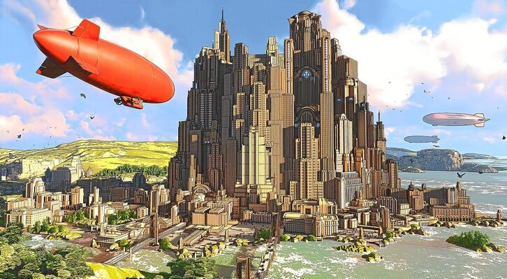 Cartel central de la exposición «El arte en el cómic», en Okendo Kultur Etxea de Donostia, dibujado para la ocasión por el donostiarra Ángel Alonso, que recrea «La torre de Babel» de Pieter Brueghel El Viejo. Precisamente, «Las aventuras del capitán Torre