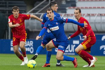 Amorebietak txipa aldatu eta Kopan jarriko ditu indar guztiak asteazken honetan. (Monika DEL VALLE/FOKU)