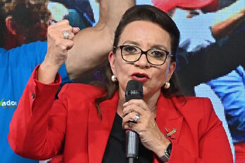 Xiomara Castro, próxima presidenta de Honduras. (Luis ACOSTA/AFP)