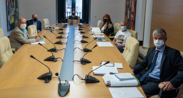 Imagen de la Mesa del Parlamento Vasco. (Eusko Legebiltzarra)