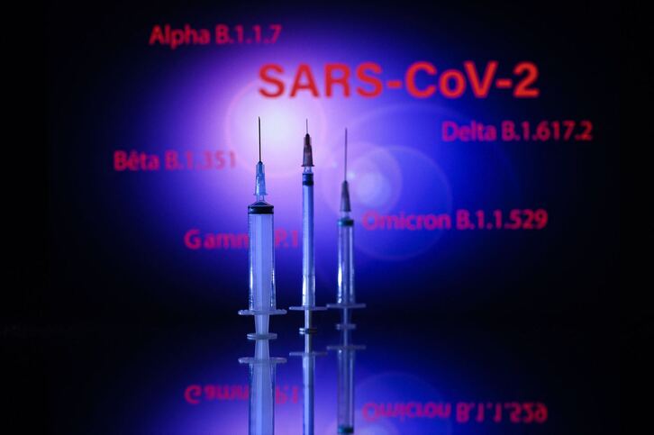 De la cepa original del SARS-CoV-2 detectada en Wuhan han ido surgiendo distintas variantes.            (Lionel BONAVENTURE I AFP)