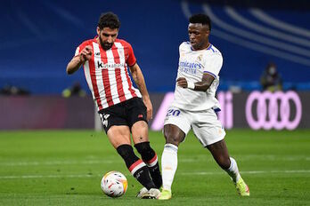 El Ahletic hizo merecimientos entre semana para sumar en el Bernabéu, pero acabó perdiendo. (Pierre_Philippe MARCOU/AFP)
