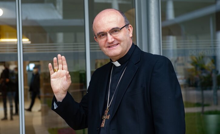 El obispo Munilla se despide de la diócesis de Donostia. (EUROPA PRESS)