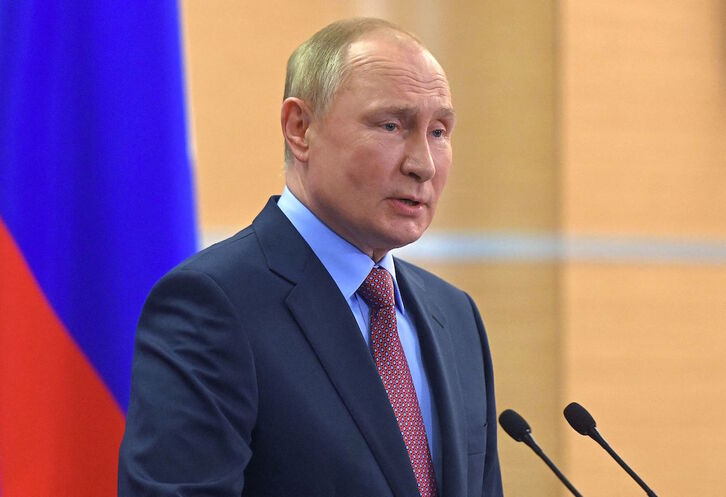 Vladimir Putin, presidente de Rusia. (Evgeny ODINOKOV / SPUTNIK / AFP) 