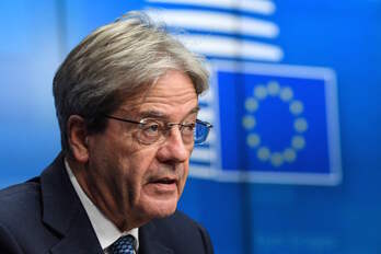 El comisario de Economía de la UE, Paolo Gentiloni (Fotografía: JOHN THYS)