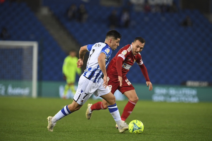 El Sanse encajó el domingo su tercera derrota consecutiva, también ante un rival directo como el Burgos. (Jon URBE/FOKU)