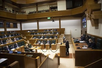 El lehendakari insiste en reclamar la obligatoriedad de la mascarilla también en el exterior. (IREKIA)