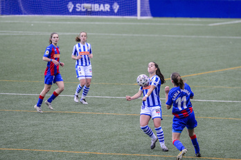 Eibar y Real empataron a dos la temporada pasada en Unbe. (Gorka Rubio)
