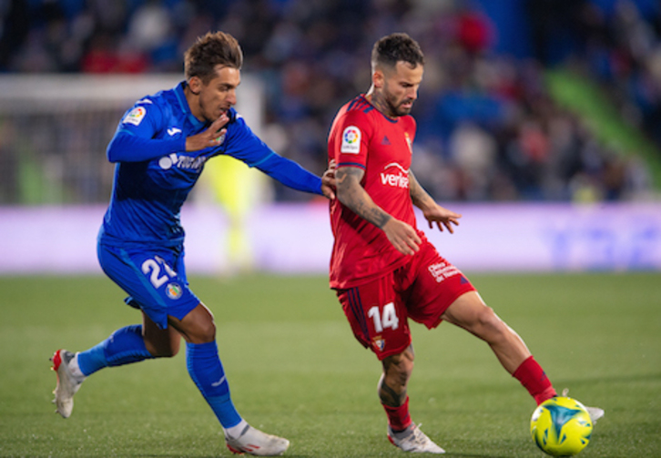 Rubén García ha dispuesto de una buena ocasión en el primer tiempo, gracias a un zurdazo con efecto. (Jorge ROPERO/AGENCIA LOF)