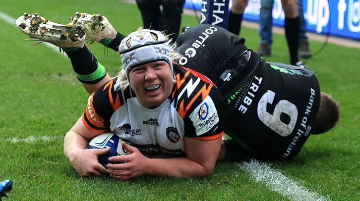 Leicester sonríe y no es para menos, invicto tanto en la Premier como en Europa. (@ChampionsCup)