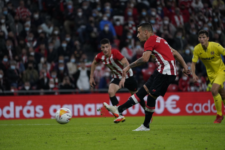 Berenguer fue el máximo goleador en Liga la temporada pasada, pero no se ha estrenado este curso. (Aritz LOIOLA / FOKU)