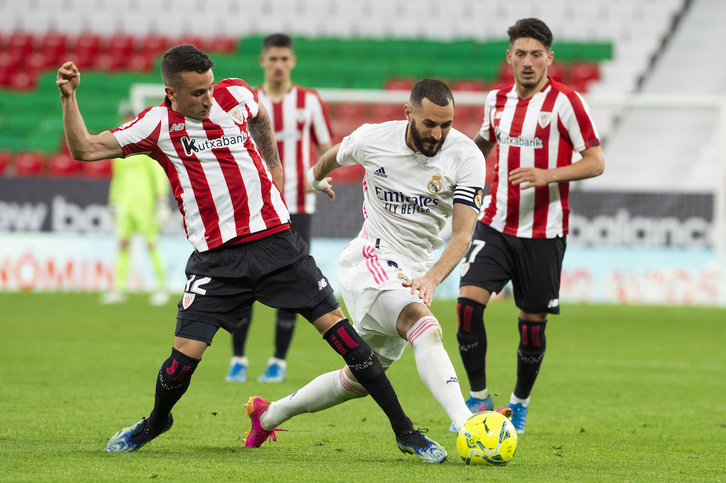 Berenguer es una de las bajas por coronavirus ante el Real Madrid. (Monika DEL VALLE / FOKU)
