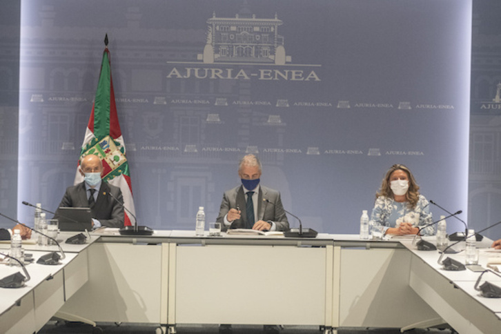 Reunión de despedida del LABI celebrada el 5 de octubre de 2021. (Jaizki FONTANEDA/FOKU)