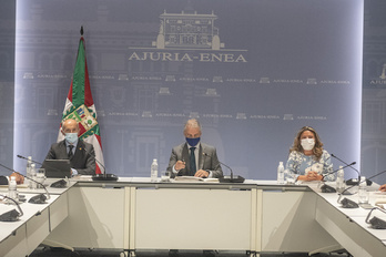 Reunión de despedida del LABI celebrada el 5 de octubre de 2021. (Jaizki FONTANEDA/FOKU)