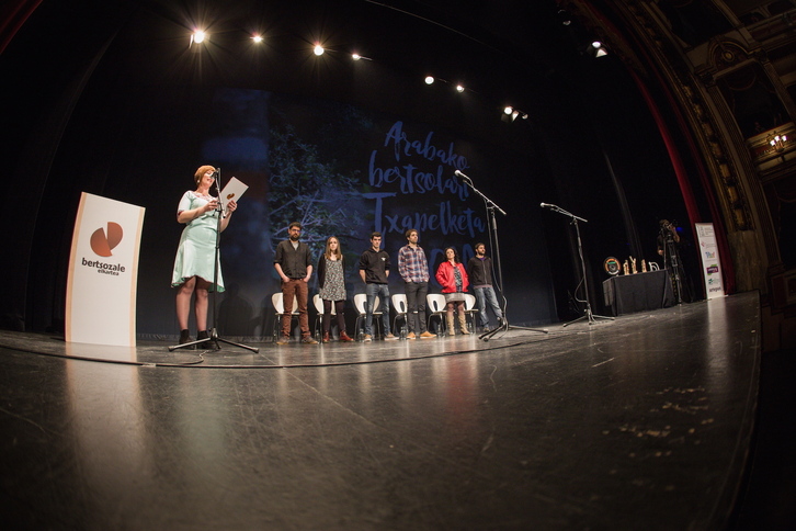 2019ko Arabako Bertsolari Txapelketako finala. (Endika PORTILLO/FOKU)