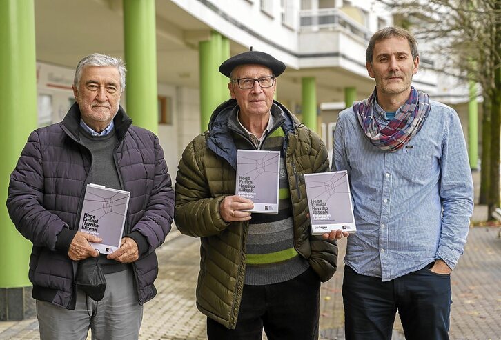 Baleren Bakaikoa, Paulo Iztueta eta Jon Diaz. (Gorka RUBIO I FOKU)