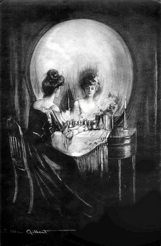 Charles Allan Gilbert ilustratzailearen «All is Vanity». (GAUR8)