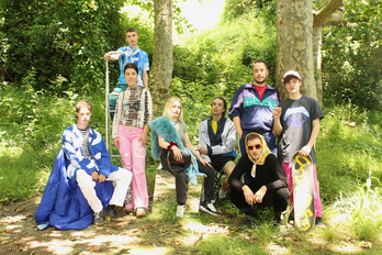 Iruñeko Chill Mafia kolektiboa 2021eko izen propioa izan da euskal musikaren panoraman. (Jaime ASUA)