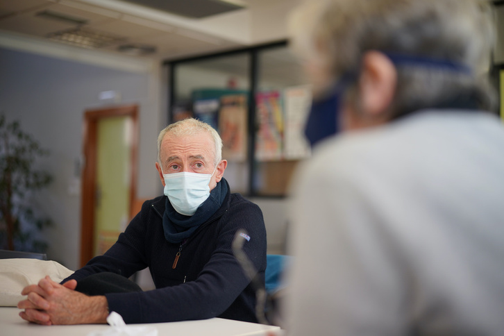 Ibon Muñoa preso ohia. (Endika PORTILLO/FOKU)