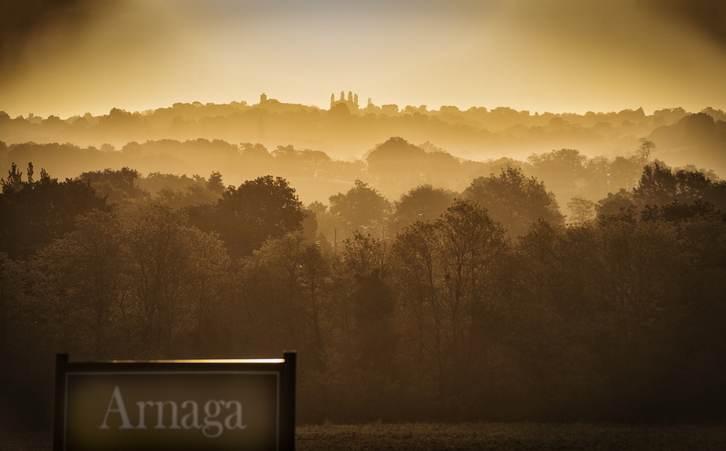 Amanecer en Arnaga (Kanbo) la mañana en que se certificó el fin de ciclo de ETA. 