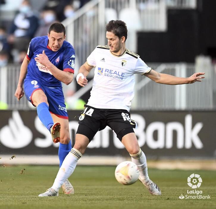 Obieta izan da arratsaldeko protagonista egin dituen bi golekin.