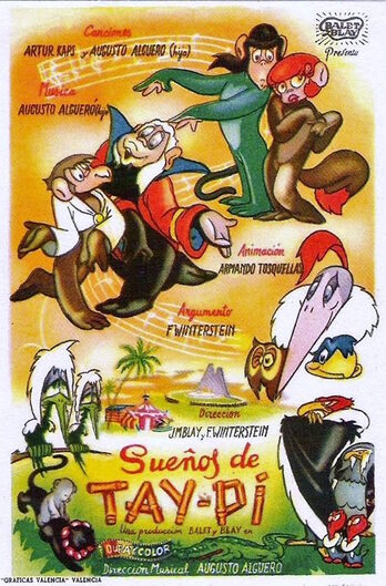 Cartel de ‘Los sueños de Tay-Pi’ (1952), la película perdida. 