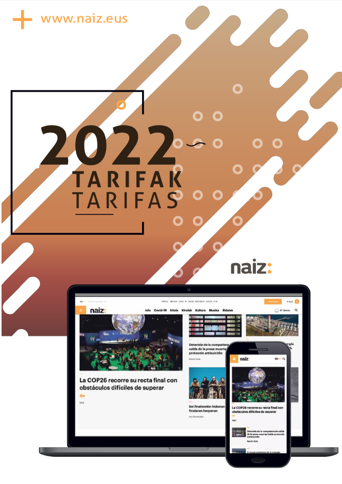 NAIZ publizitate tarifak 2022