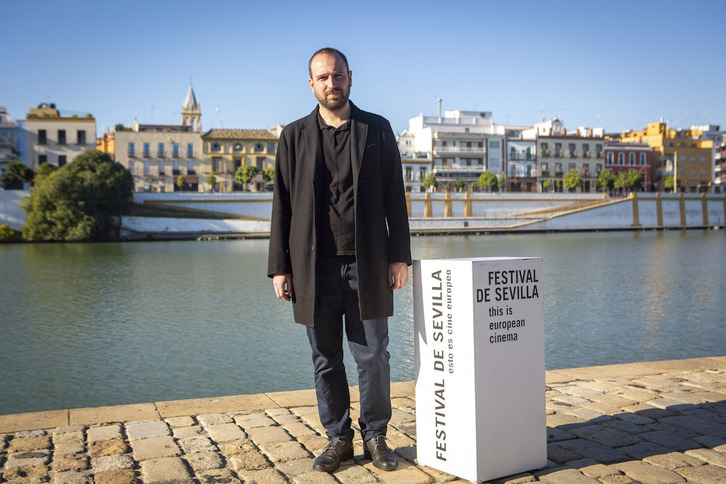 El cineasta georgiano Alexandre Koberidze en el Festival de Cine de Sevilla, donde compitió en la sección oficial. ALEXANDRE KOBERIDZE