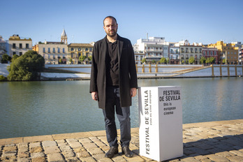 El cineasta georgiano Alexandre Koberidze en el Festival de Cine de Sevilla, donde compitió en la sección oficial. LEXANDRE KOBERIDZE