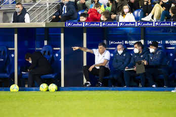 Mendilibar se estrenó el pasado fin de semana en el banquillo del Alavés.
