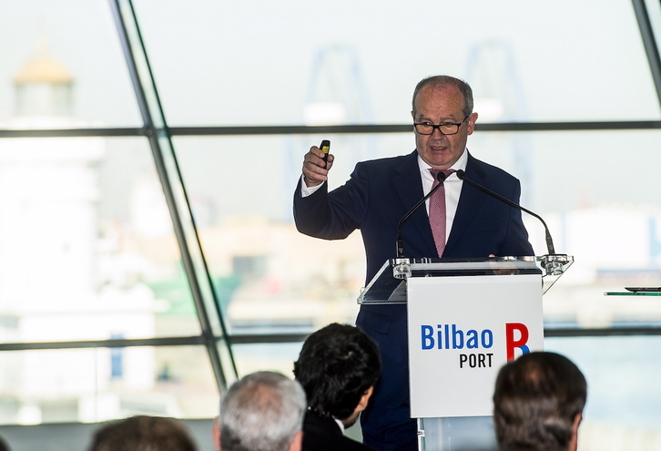 Ricardo Barkala es presidente del puerto de Bilbo desde 2018.