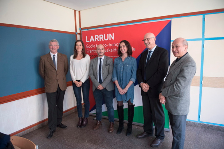 Larrun eskolaren proiektuaren aurkezpena, 2019an.