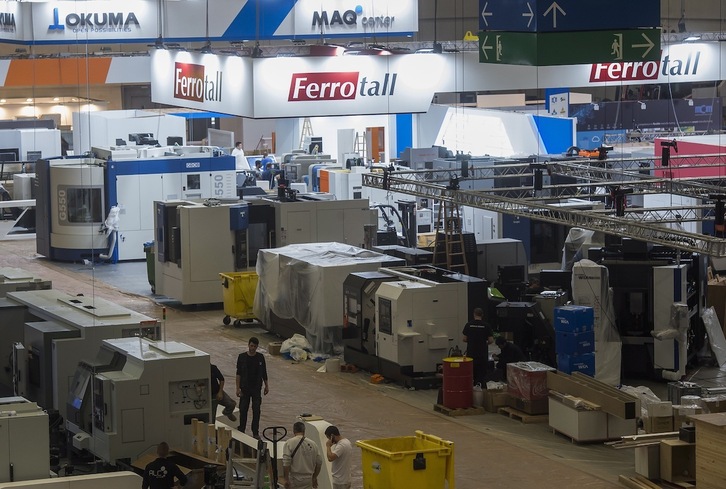 Preparativos de la edición de la BIEMH de 2018.