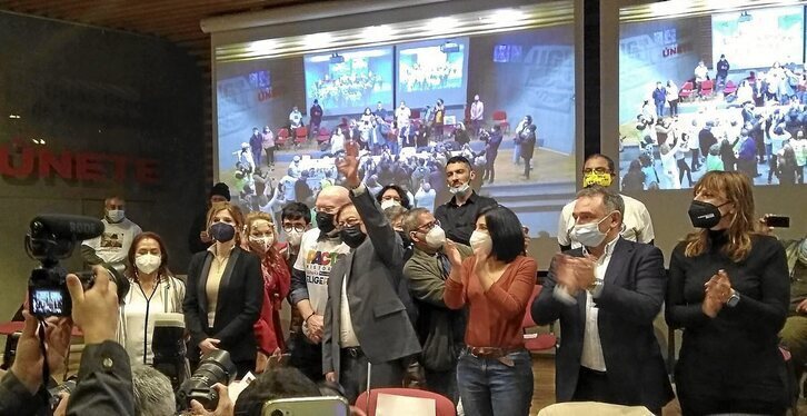 Gustavo Petro, exalcalde de Bogotá y dos veces competidor para la presidencia, en Madrid.