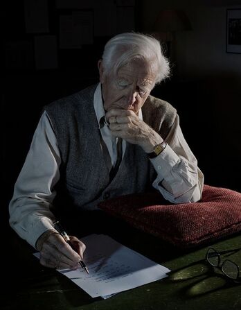 El escritor británico John Le Carré.